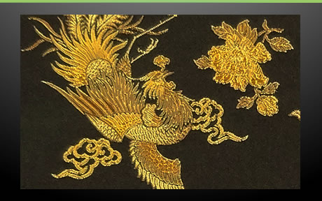 鳳凰と竜（黒）