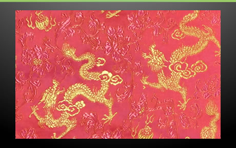 龍(ピンク地に金)