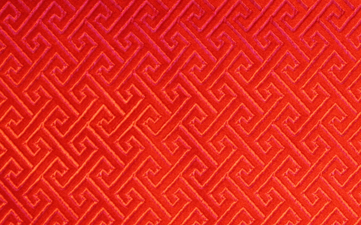 地模様（紅）
