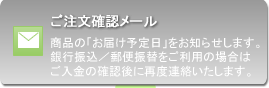 ご注文確認メール