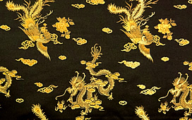 鳳凰と竜（黒）